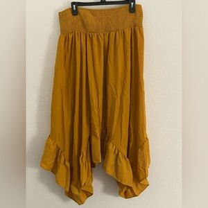 SHEIN Mustard Midi Skirt w/Top